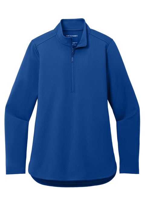Port Authority LK880 Women's C-FREE Double Knit 1/4-Zip