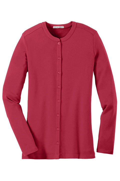 Port Authority LM1008 Women's Concept Stretch Button-Front Cardigan