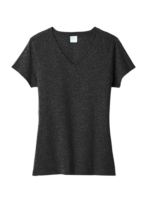 Port & Co LPC330V Women's Tri-Blend V-Neck Tee