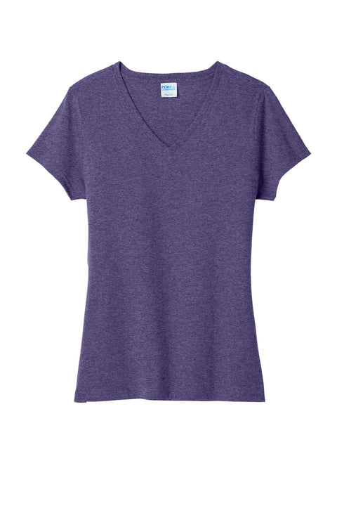 Port & Co LPC330V Women's Tri-Blend V-Neck Tee