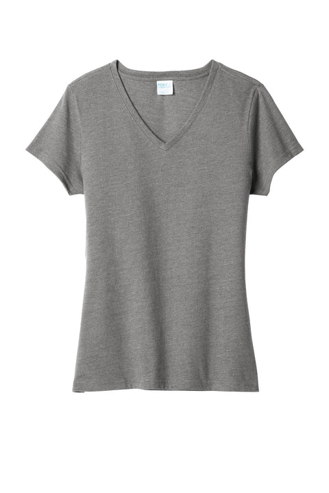 Port & Co LPC455V Women's Fan Favorite Blend V-Neck Tee