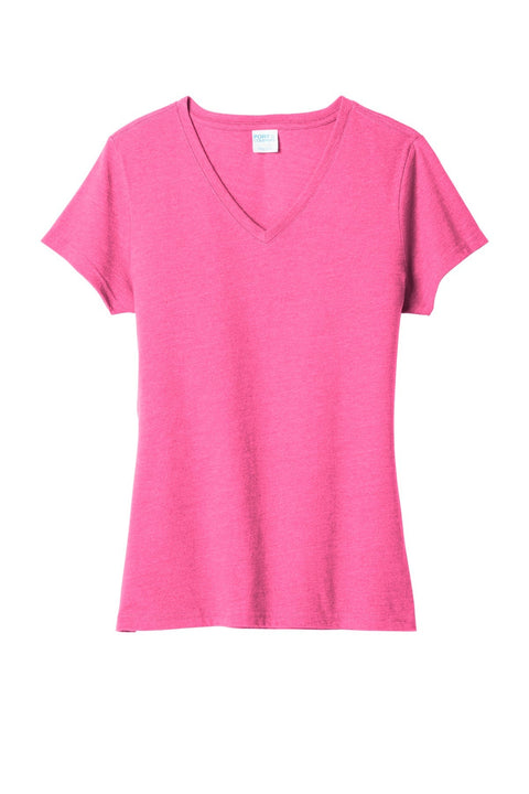 Port & Co LPC455V Women's Fan Favorite Blend V-Neck Tee