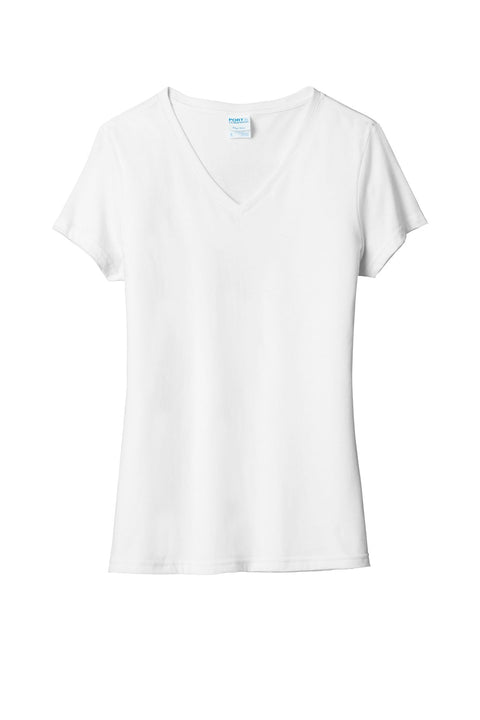 Port & Co LPC455V Women's Fan Favorite Blend V-Neck Tee