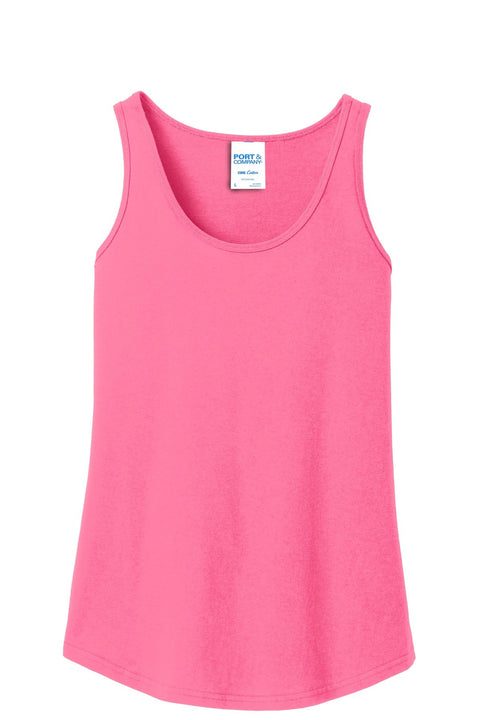 Port & Co LPC54TT Women's Core Cotton Tank Top