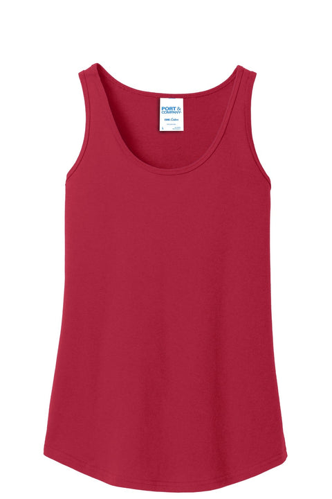 Port & Co LPC54TT Women's Core Cotton Tank Top