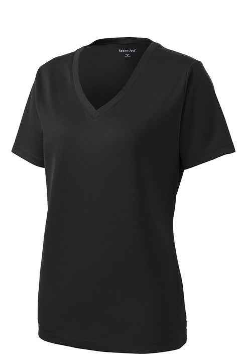 Sport-Tek LST340 Women's PosiCharge RacerMesh V-Neck Tee