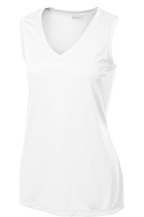 Sport-Tek LST352 Women's Sleeveless PosiCharge Competitor V-Neck Tee