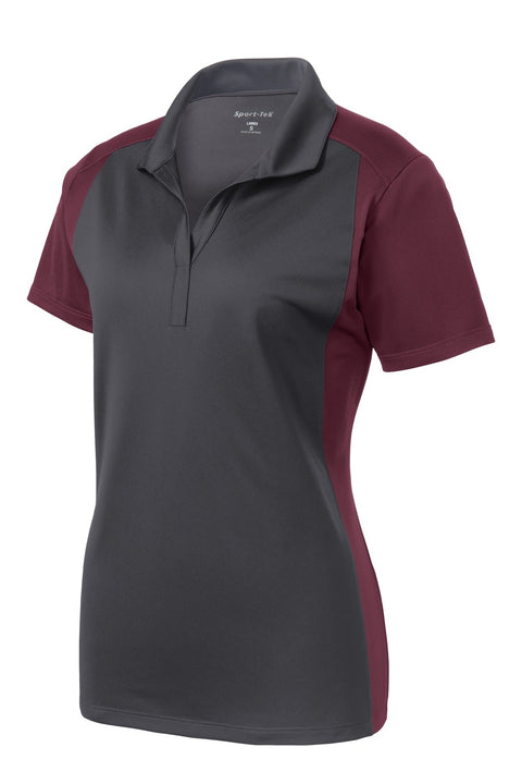 Sport-Tek LST652 Women's Colorblock Micropique Sport-Wick Polo