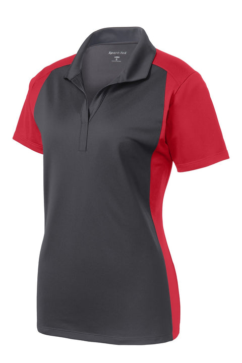 Sport-Tek LST652 Women's Colorblock Micropique Sport-Wick Polo