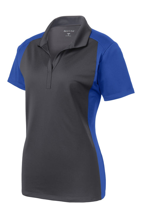 Sport-Tek LST652 Women's Colorblock Micropique Sport-Wick Polo