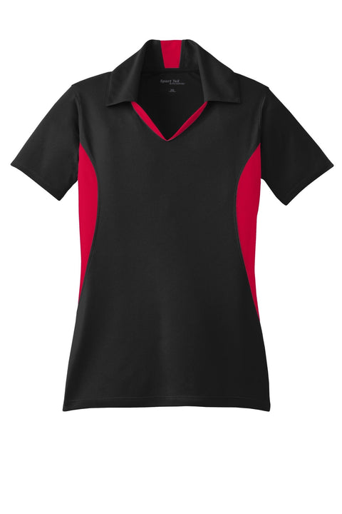 Sport-Tek LST655 Women's Side Blocked Micropique Sport-Wick Polo