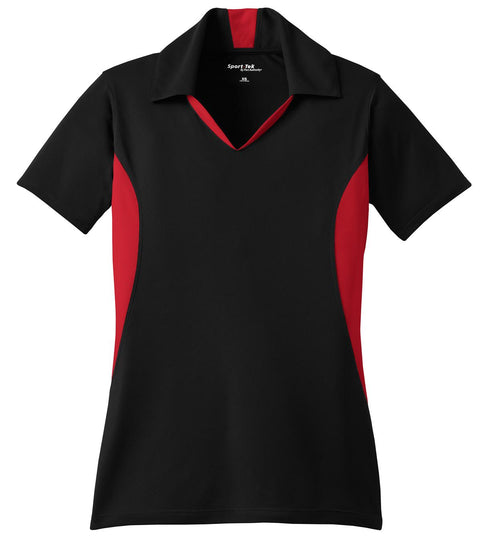 Sport-Tek LST655 Women's Side Blocked Micropique Sport-Wick Polo