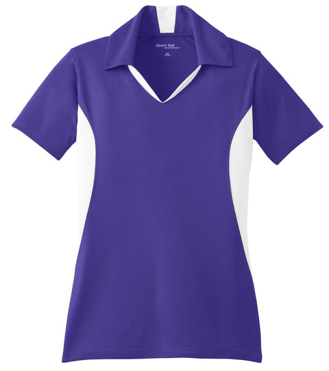 Sport-Tek LST655 Women's Side Blocked Micropique Sport-Wick Polo