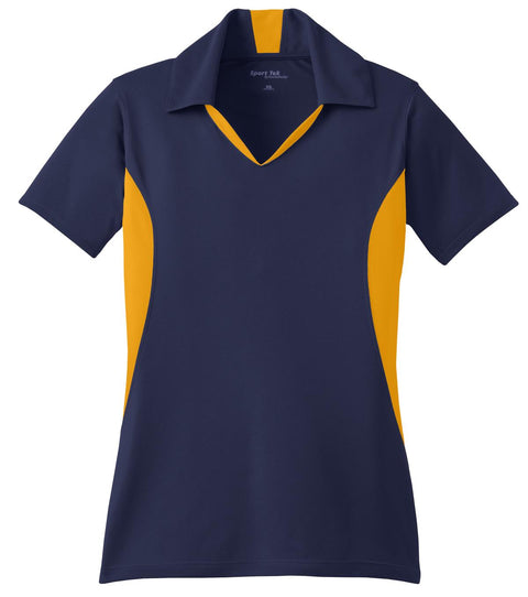 Sport-Tek LST655 Women's Side Blocked Micropique Sport-Wick Polo