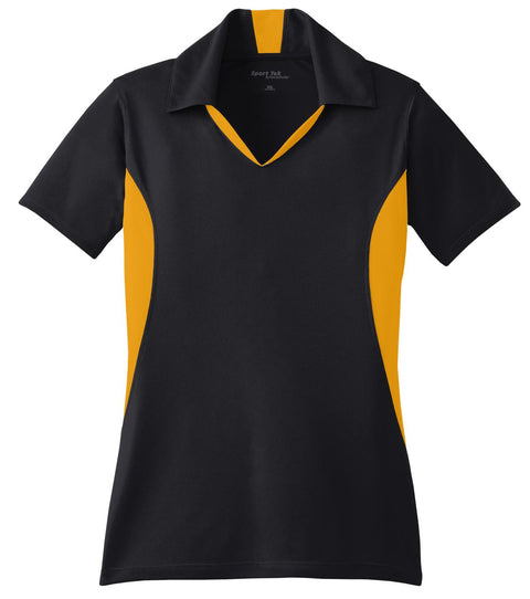 Sport-Tek LST655 Women's Side Blocked Micropique Sport-Wick Polo