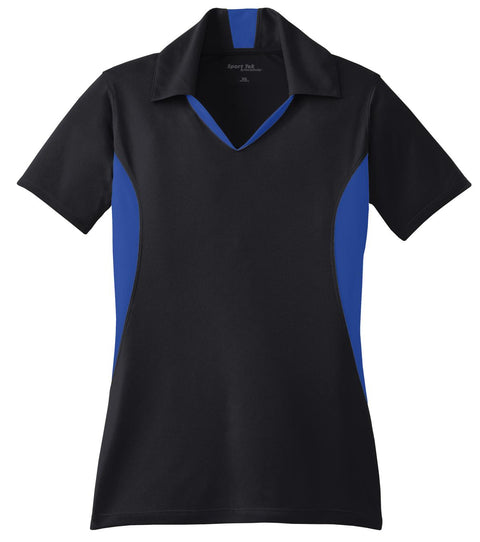 Sport-Tek LST655 Women's Side Blocked Micropique Sport-Wick Polo
