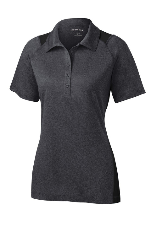 Sport-Tek LST665 Women's Heather Colorblock Contender Polo