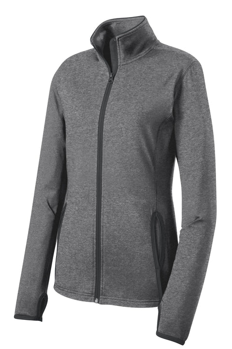 Sport-Tek LST853 Women's Sport-Wick Stretch Contrast Full-Zip Jacket
