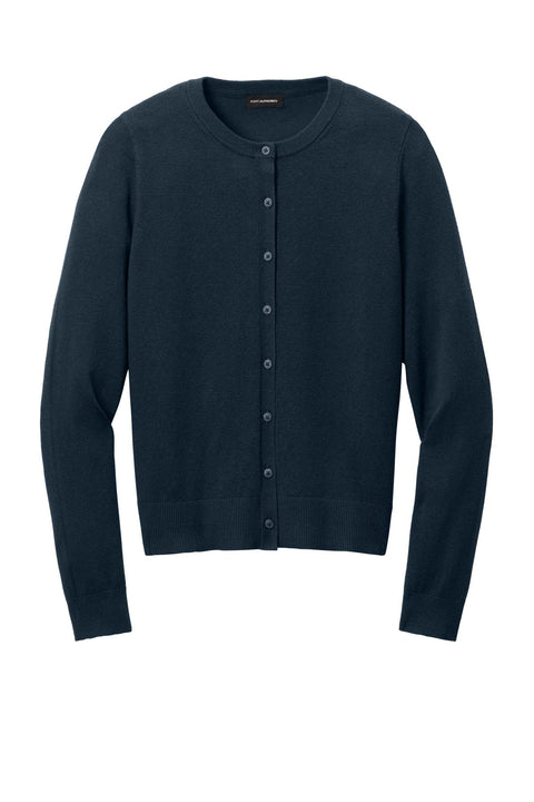 Port Authority LSW2870 Women's Easy Care Crewneck Cardigan Sweater