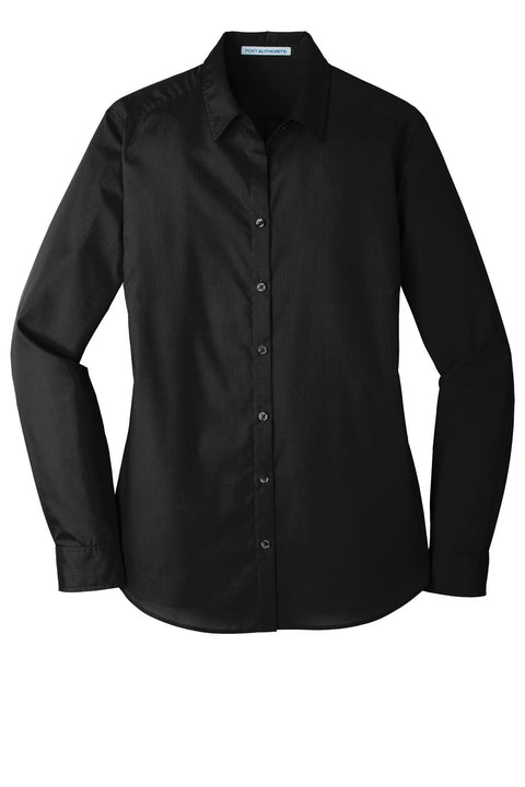 Port Authority LW100 Women's Long Sleeve Carefree Poplin Shirt