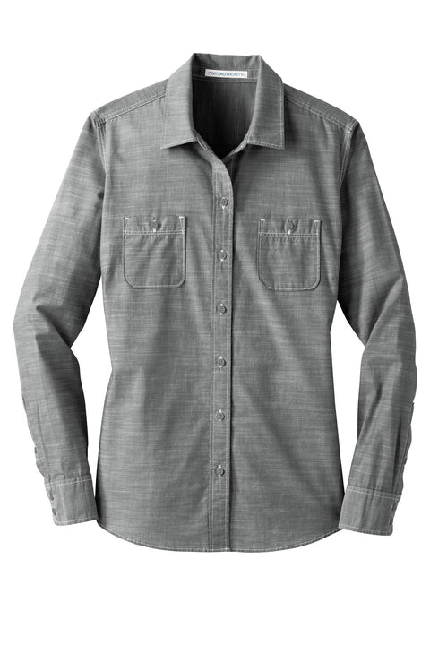 Port Authority LW380 Women's Slub Chambray Shirt
