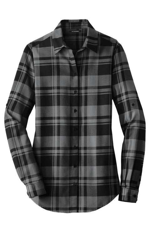 Port Authority LW668 Women's Plaid Flannel Tunic