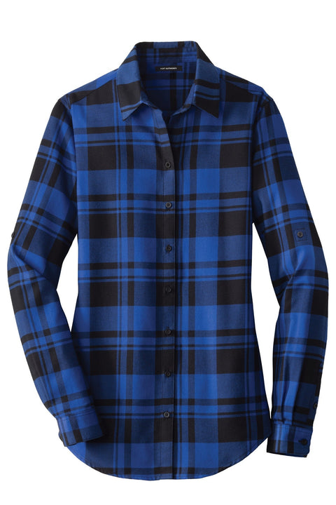 Port Authority LW668 Women's Plaid Flannel Tunic
