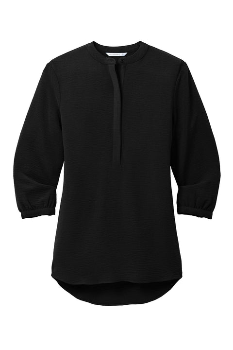Port Authority LW713 Women's 3/4-Sleeve Textured Crepe Tunic