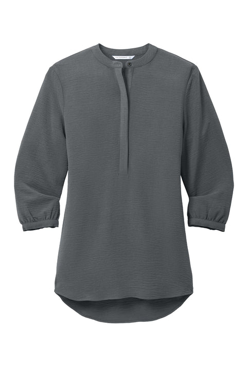 Port Authority LW713 Women's 3/4-Sleeve Textured Crepe Tunic