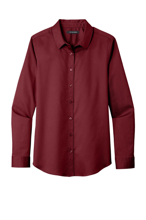 Port Authority LW808 Women's Long Sleeve SuperPro ReactTwill Shirt