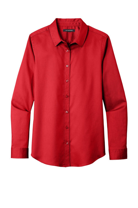 Port Authority LW808 Women's Long Sleeve SuperPro ReactTwill Shirt
