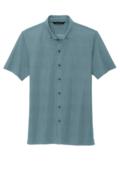 Mercer+Mettle MM1006 Stretch Pique Full-Button Polo