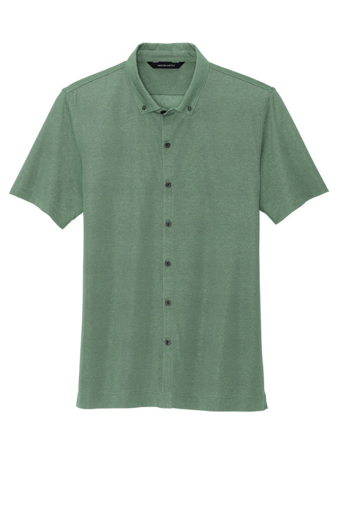 Mercer+Mettle MM1006 Stretch Pique Full-Button Polo