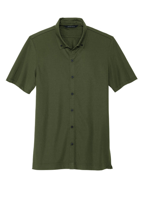 Mercer+Mettle MM1006 Stretch Pique Full-Button Polo