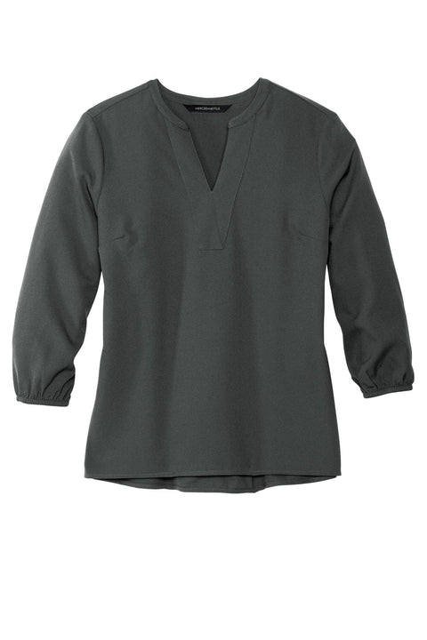 Mercer+Mettle MM2011 Women's Stretch Crepe 3/4-Sleeve Blouse