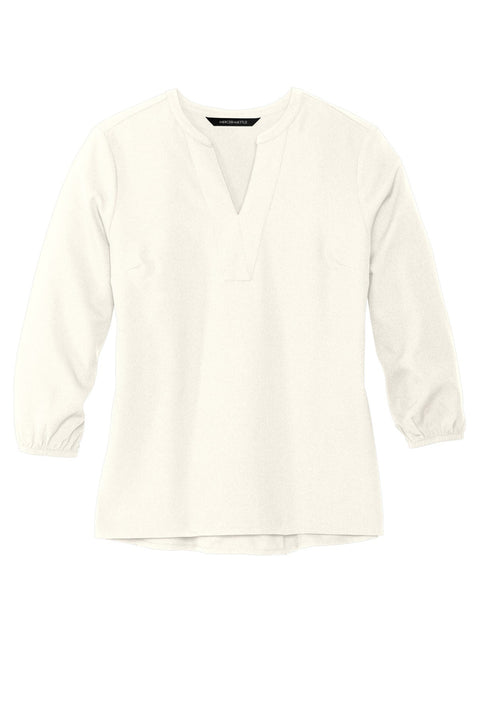 Mercer+Mettle MM2011 Women's Stretch Crepe 3/4-Sleeve Blouse