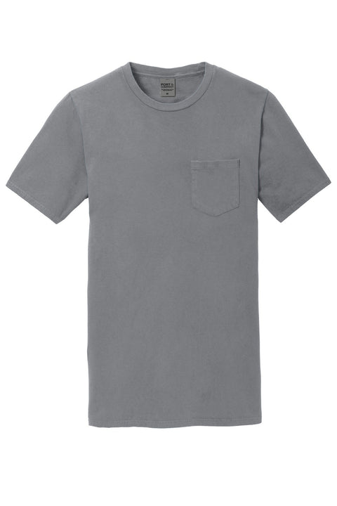 Port & Co PC099P Beach Wash Garment-Dyed Pocket Tee