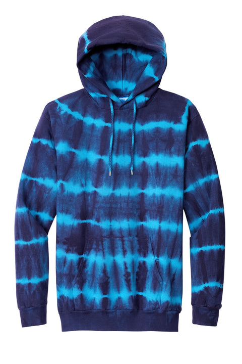 Port & Co PC143 Allover Stripe Tie-Dye Fleece