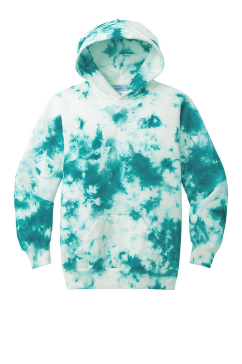Port & Co PC144Y Youth Crystal Tie-Dye Pullover Hoodie