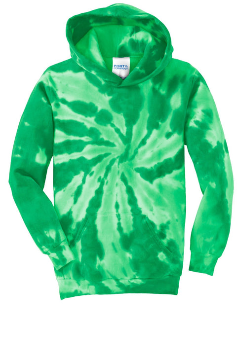 Port & Co PC146Y Youth Tie-Dye Pullover Hooded Sweatshirt