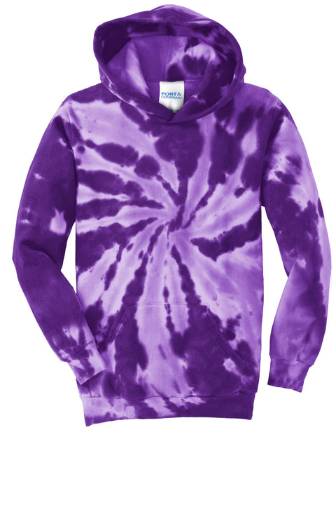 Port & Co PC146Y Youth Tie-Dye Pullover Hooded Sweatshirt