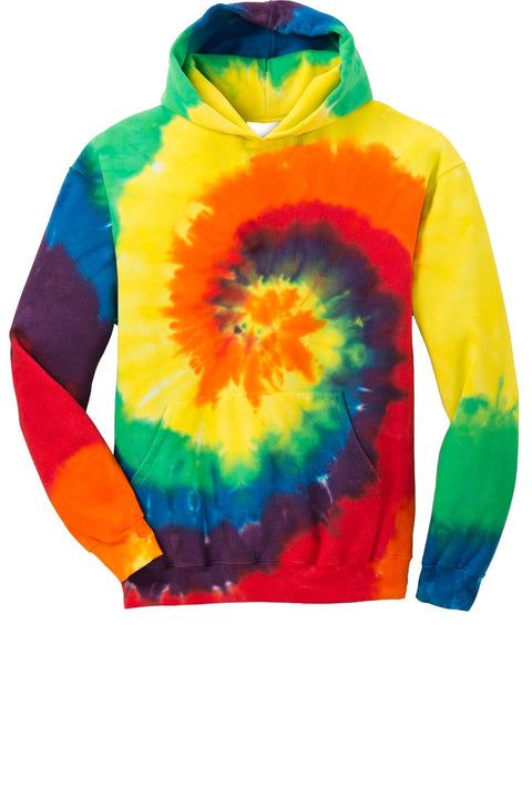 Port & Co PC146Y Youth Tie-Dye Pullover Hooded Sweatshirt