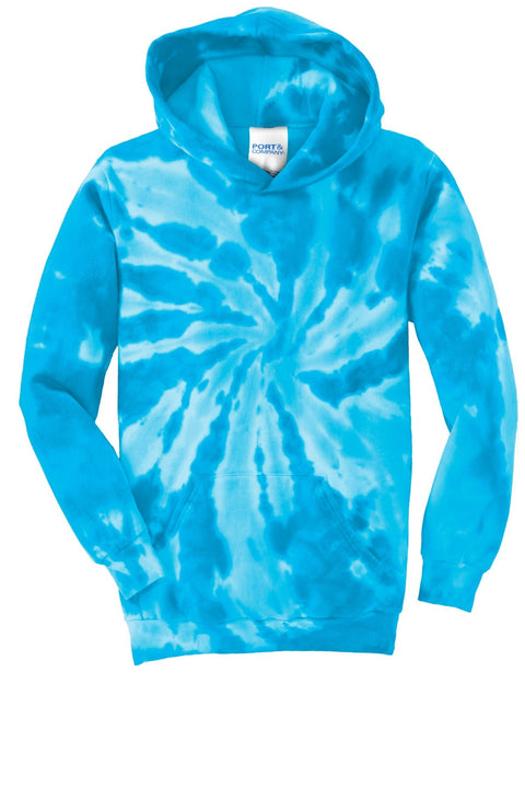Port & Co PC146Y Youth Tie-Dye Pullover Hooded Sweatshirt