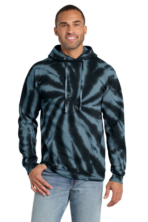 Port & Co PC146 Tie-Dye Pullover Hooded Sweatshirt