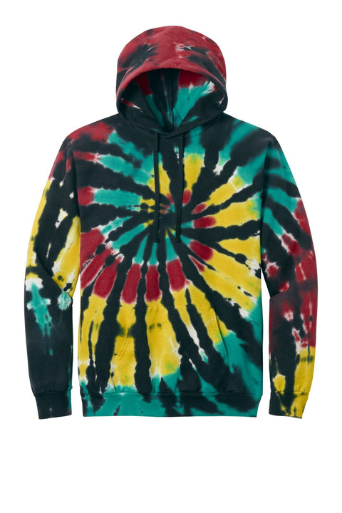 Port & Co PC146 Tie-Dye Pullover Hooded Sweatshirt
