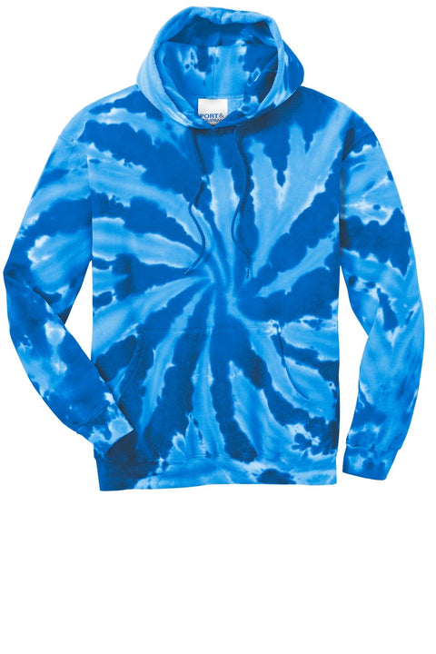 Port & Co PC146 Tie-Dye Pullover Hooded Sweatshirt