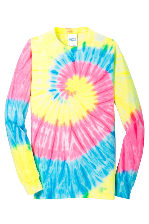 Port & Co PC147LS Tie-Dye Long Sleeve Tee