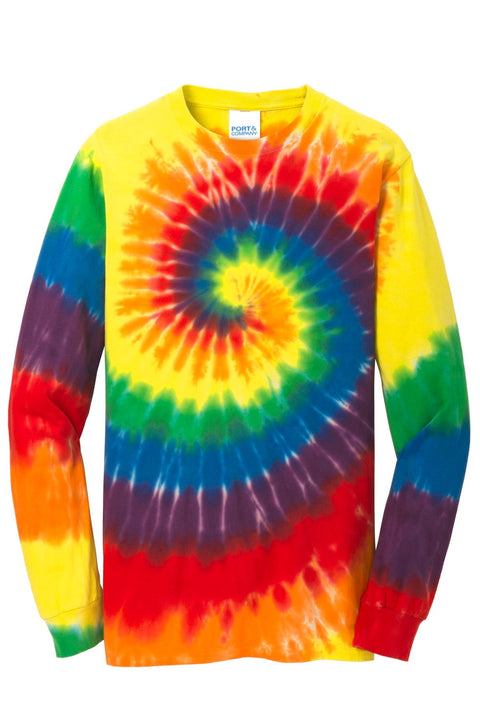 Port & Co PC147LS Tie-Dye Long Sleeve Tee