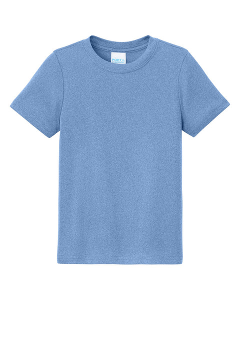 Port & Co PC390Y Youth Heather Performance Tee