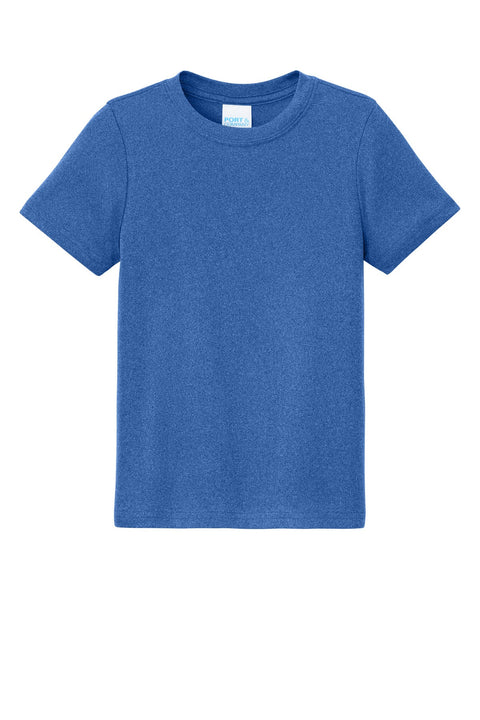 Port & Co PC390Y Youth Heather Performance Tee